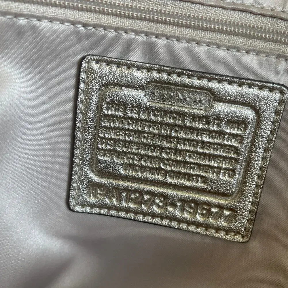 Rare Coach Audrey Sunburst Sequin Tote 19577 Limited Edition Metallic Gold Y2K